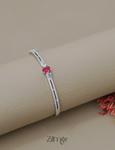 KA1011500 - AD Stone Openable Bangle 2-Zilmor